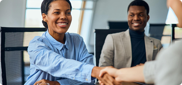 Advisor discussing a policy with clients